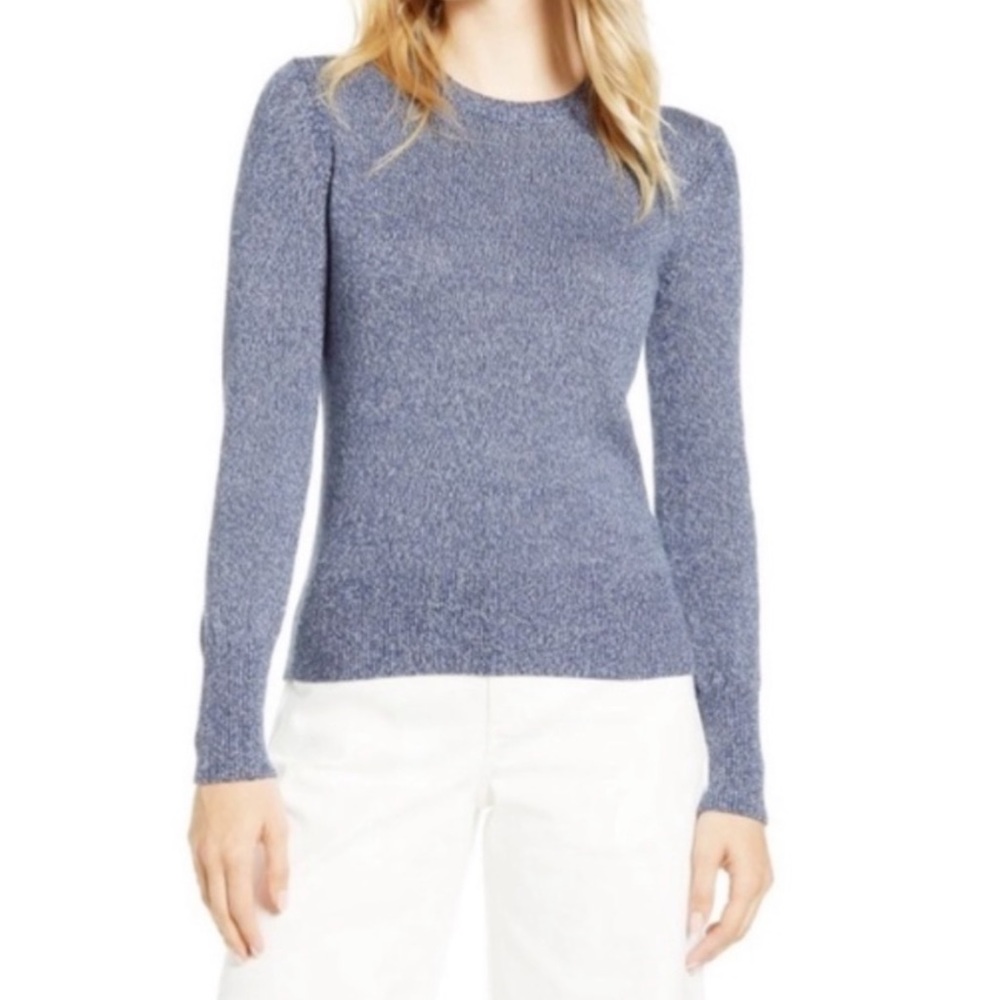 Everlane Marled Blue Sweater